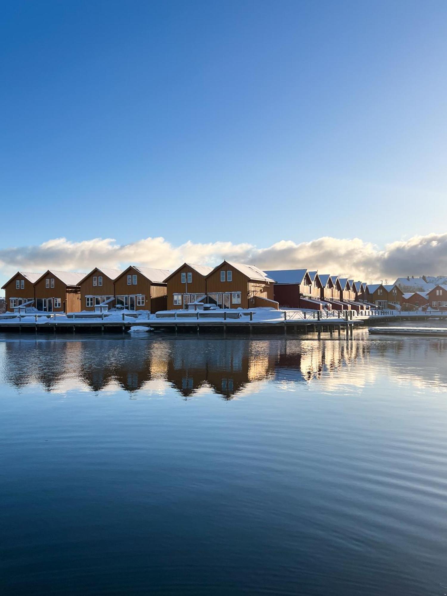 Charming Waterfront Cabin In Ballstad, Lofoten Exterior photo